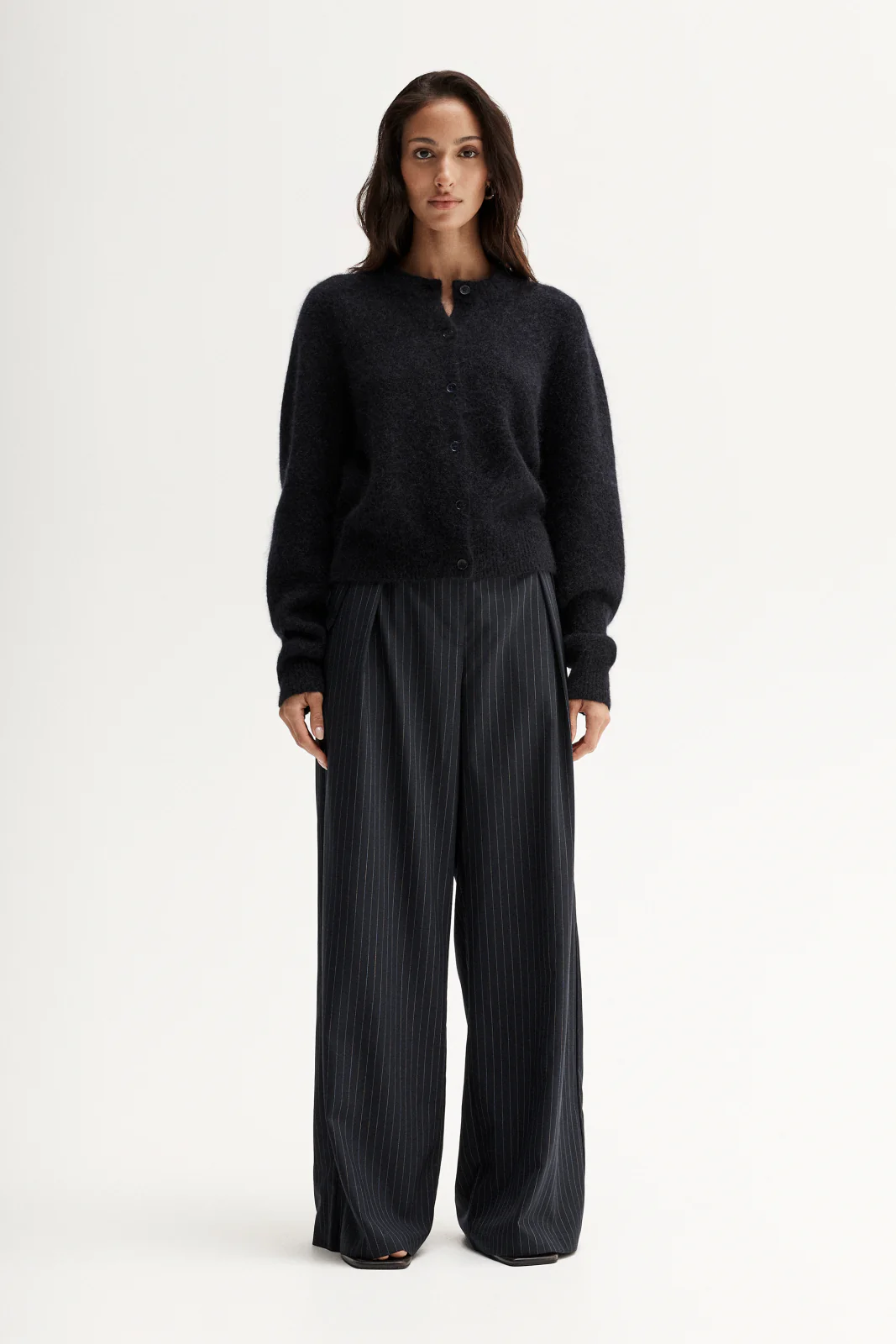 Abigail Knit Cardigan Midnight Navy - Image 3