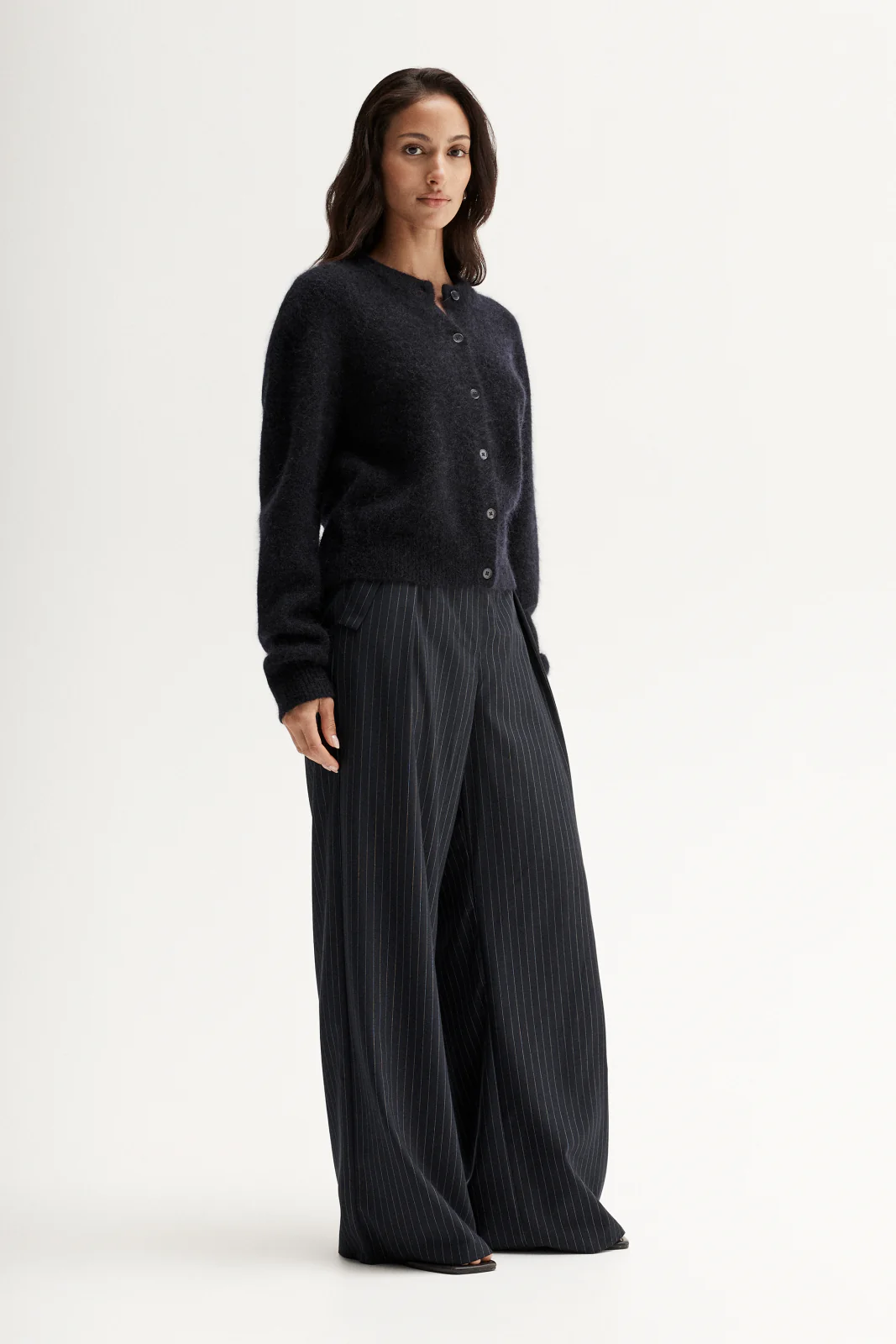 Abigail Knit Cardigan Midnight Navy - Image 4