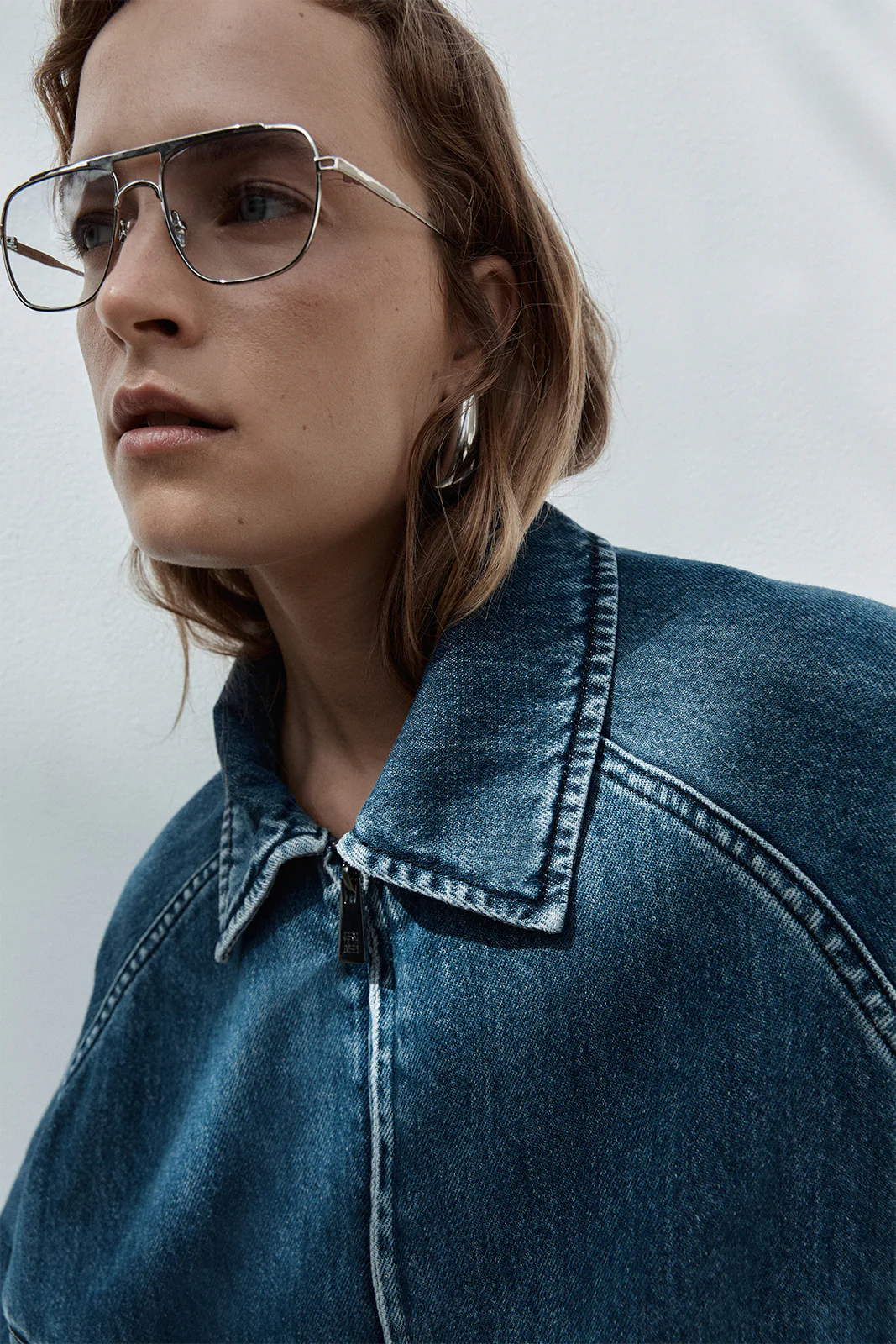 Addison Denim Jacket Dark Indigo - Image 8