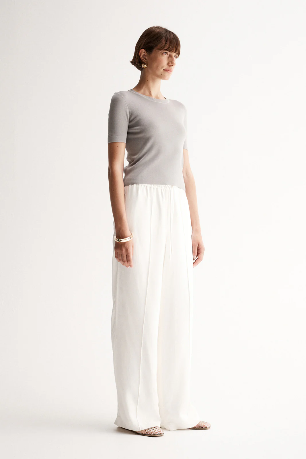Amara Knit Tee Stone - Image 4