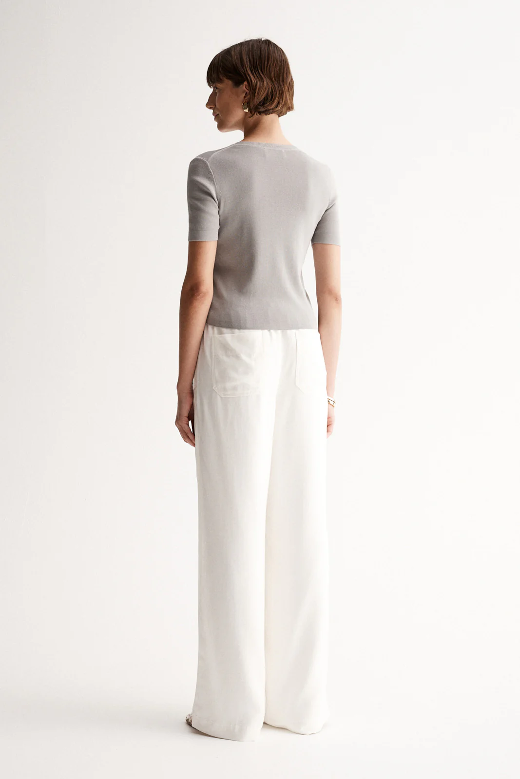 Amara Knit Tee Stone - Image 5
