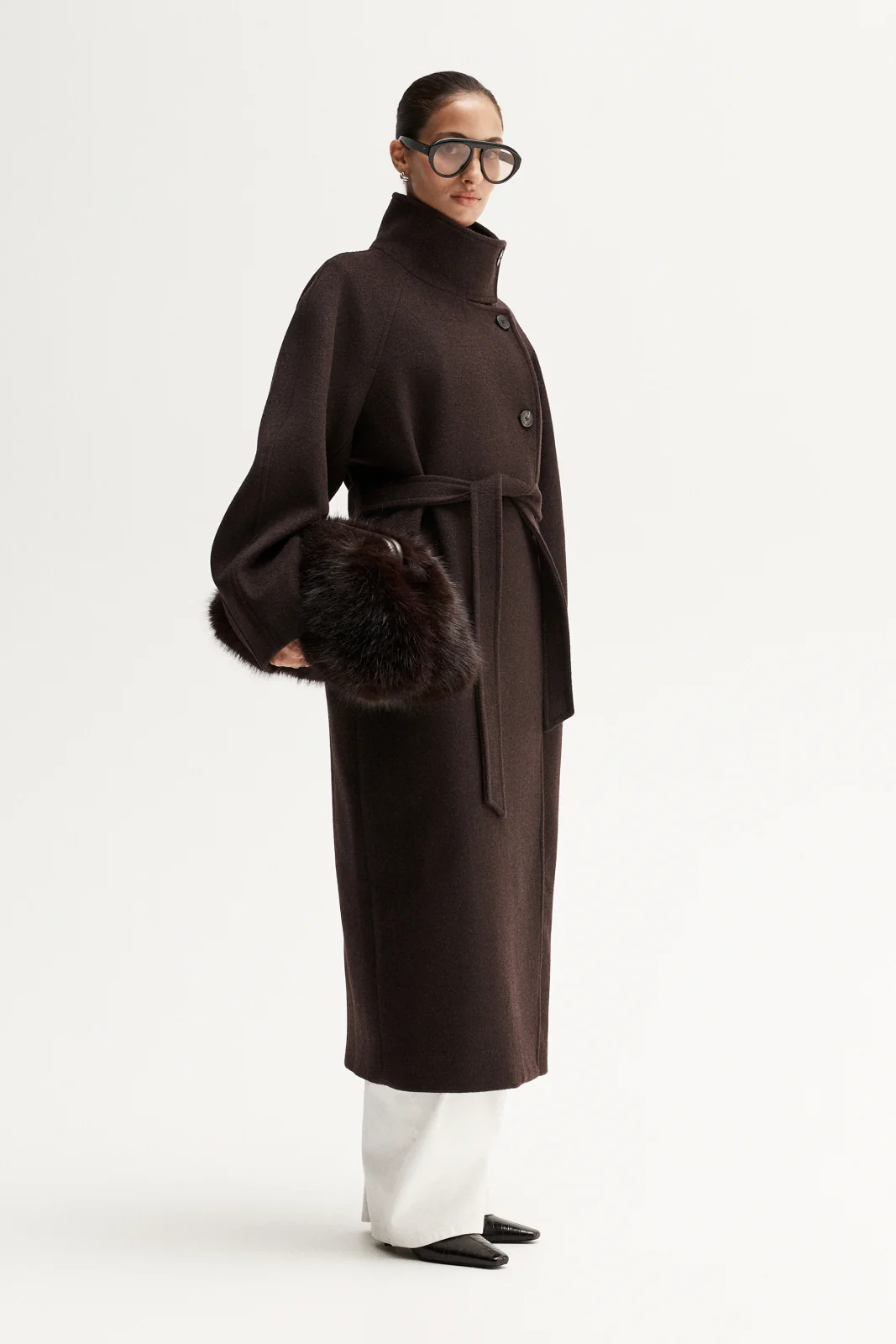 Angelica Coat Chocolate - Image 3