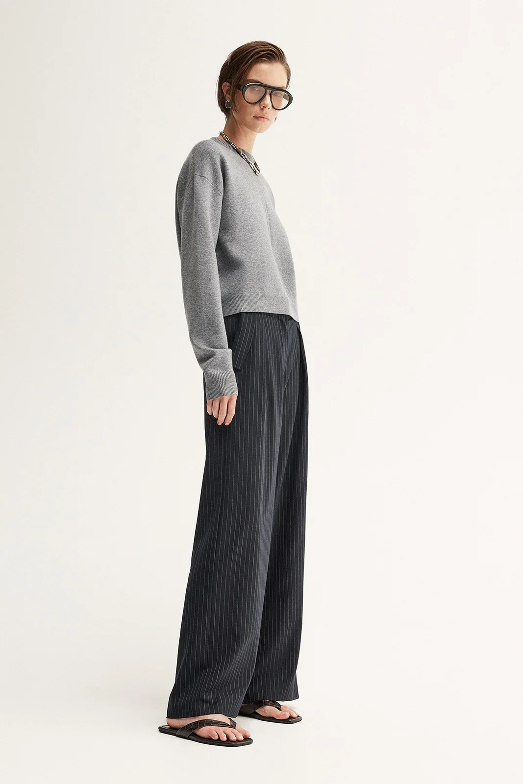 Bailey Knit Jumper Greymarle - Image 4