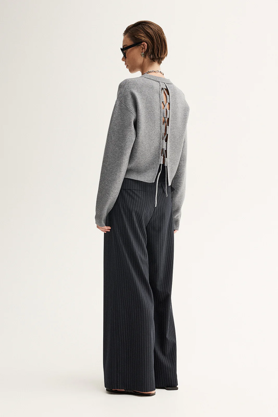 Bailey Knit Jumper Greymarle - Image 5
