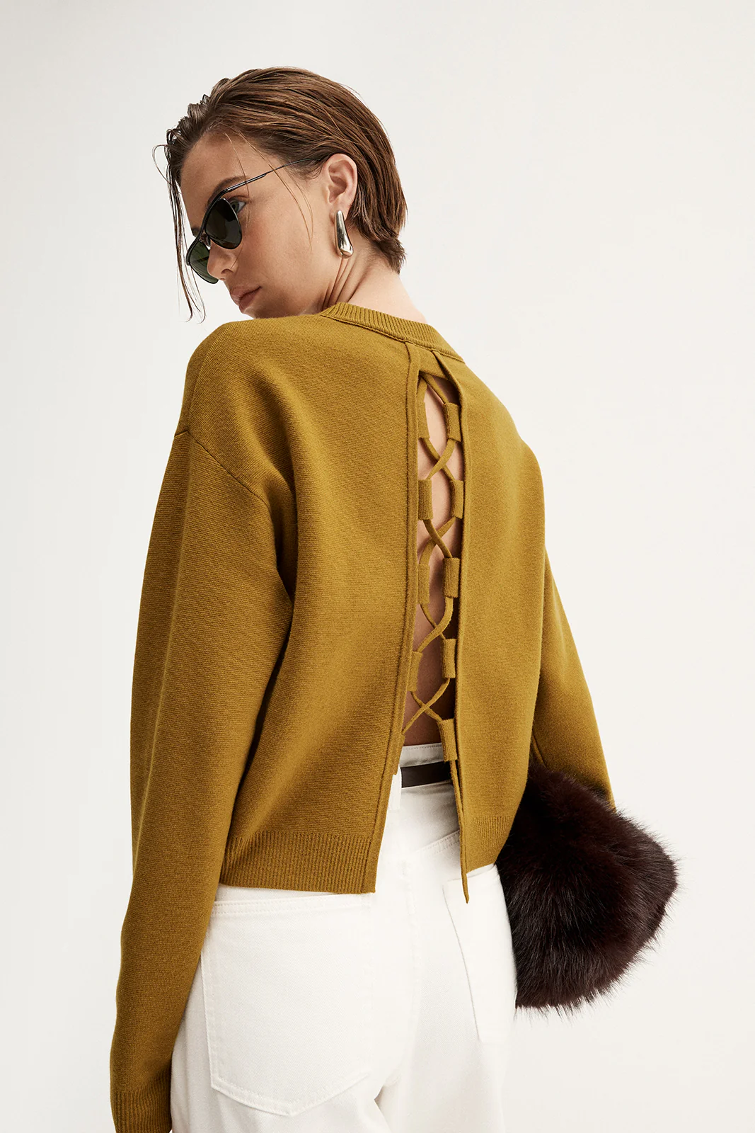 Bailey Knit Jumper Moss - Image 2