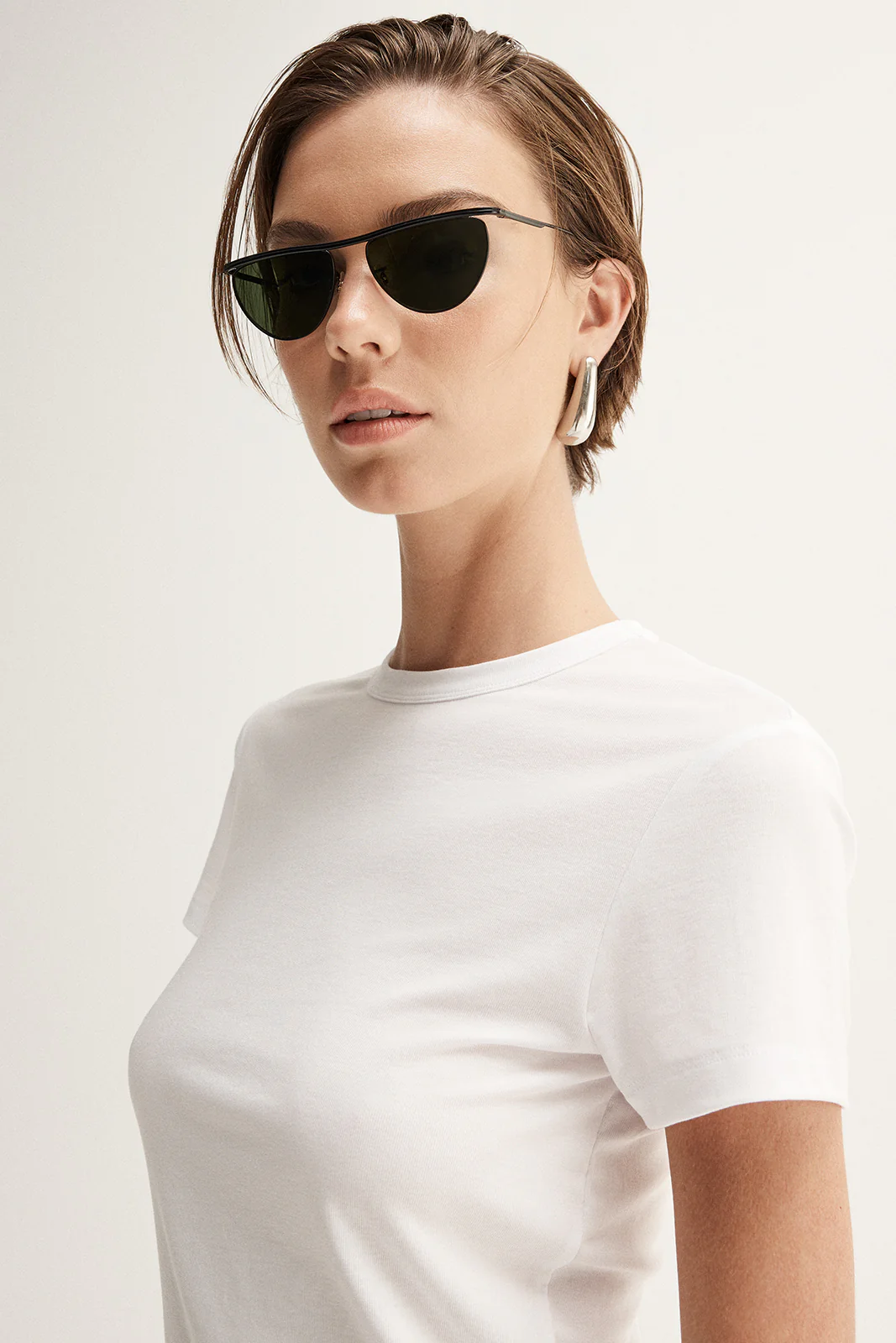 Bonnie Fitted Tee White - Image 3