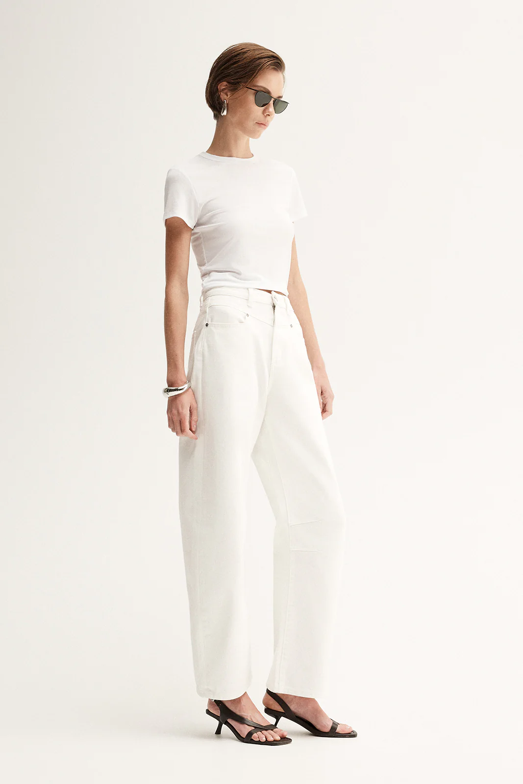 Bonnie Fitted Tee White - Image 5