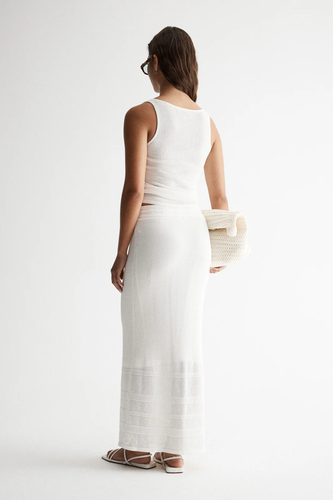 Cedar Crochet Skirt Ivory - Image 3