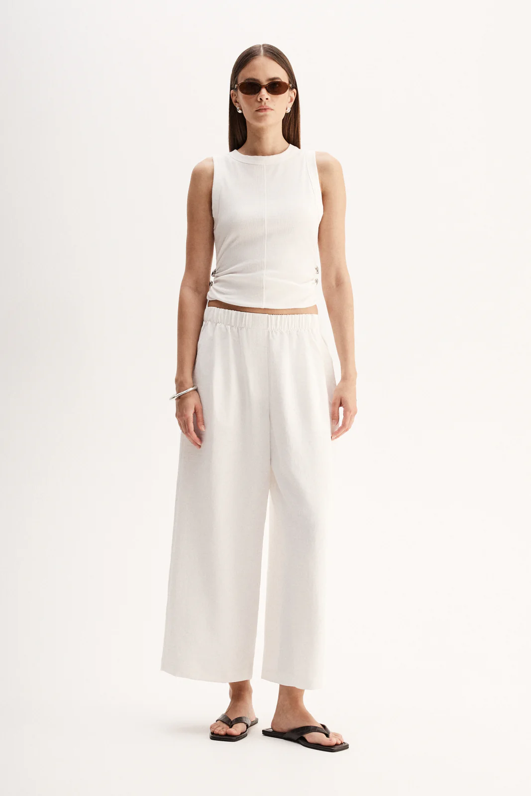 Charlie Top White