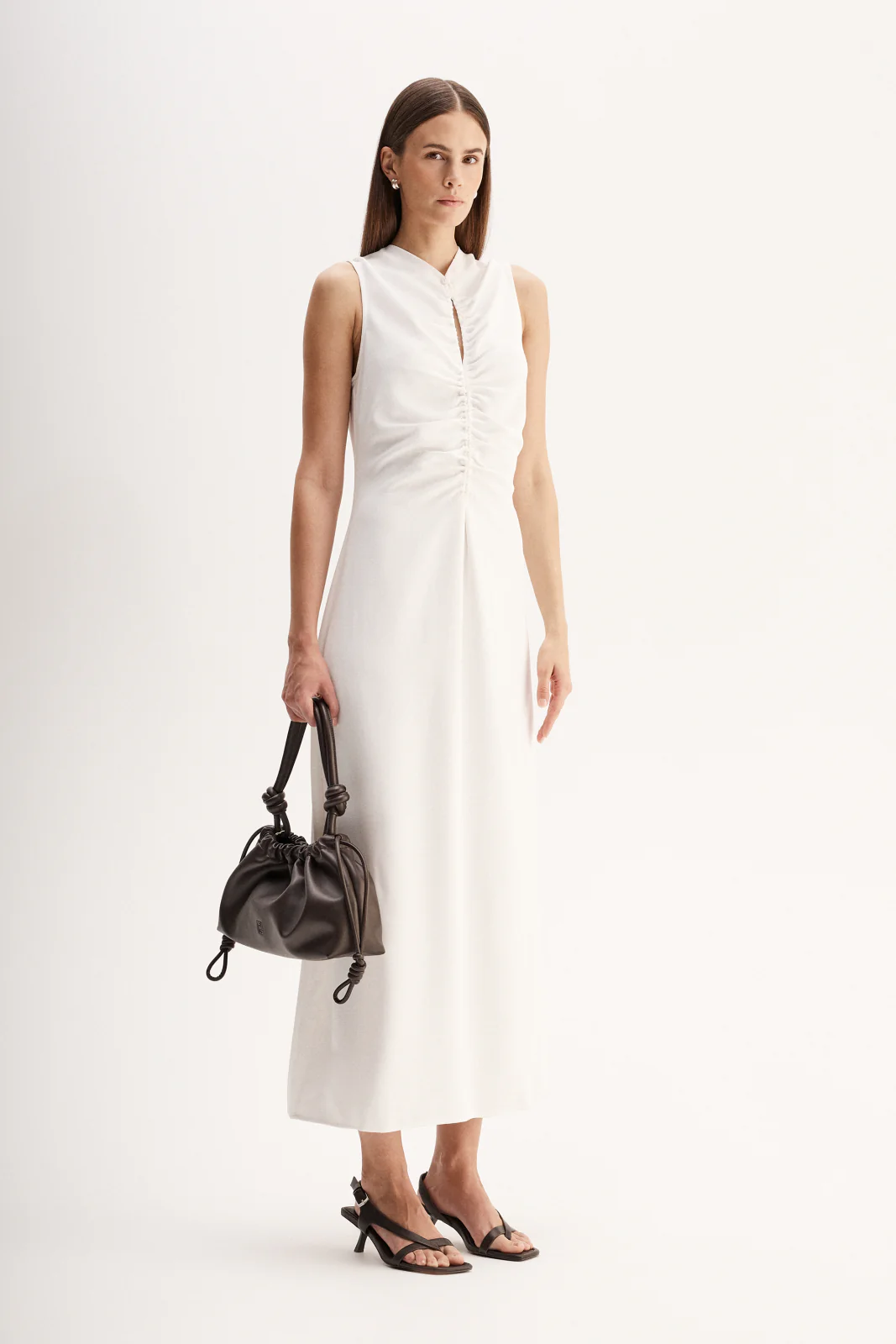 Christabel Maxi Dress White - Image 4