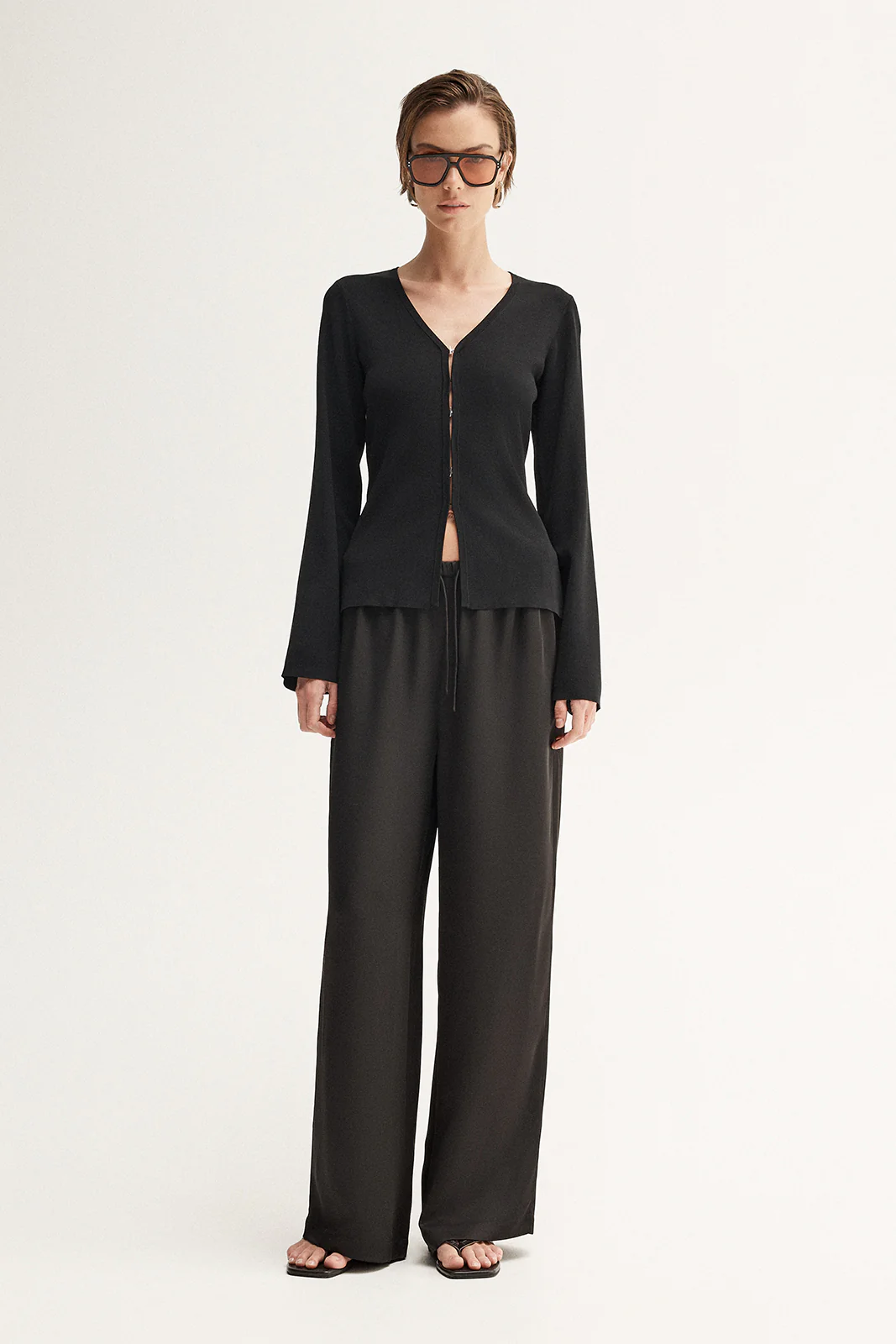 Clare Knit Top Black - Image 3