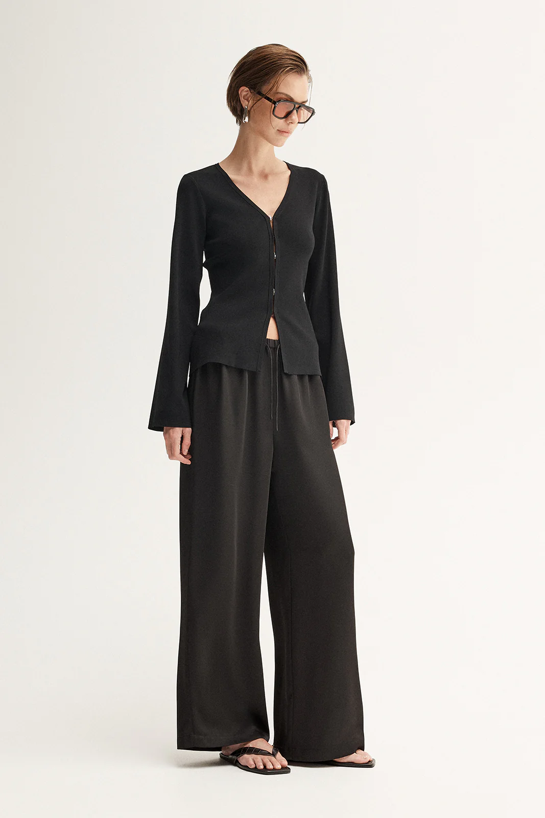 Clare Knit Top Black - Image 4