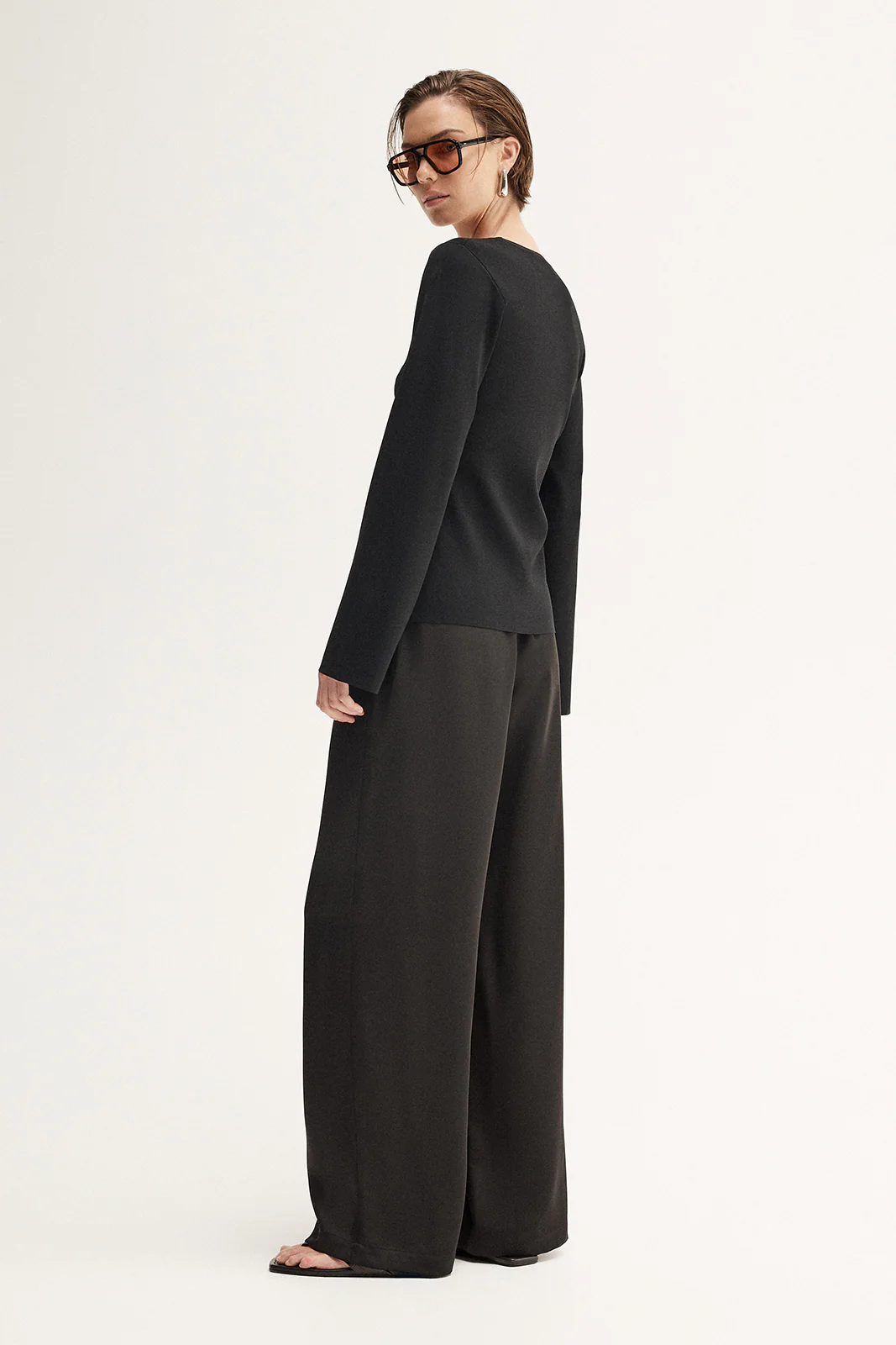 Clare Knit Top Black - Image 5