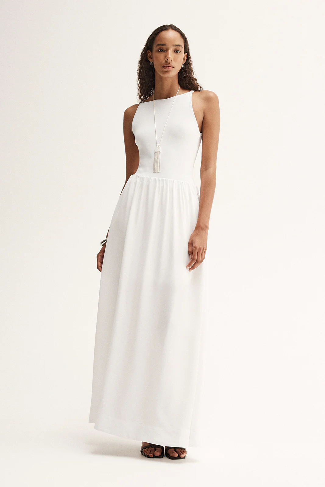 Dana Maxi Dress White - Image 3
