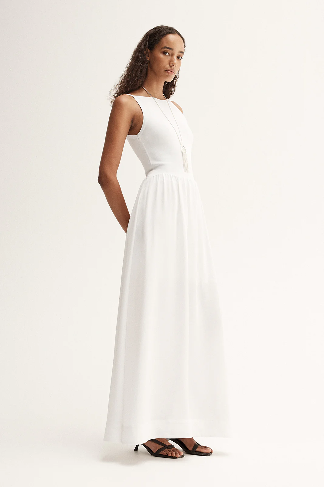 Dana Maxi Dress White - Image 4