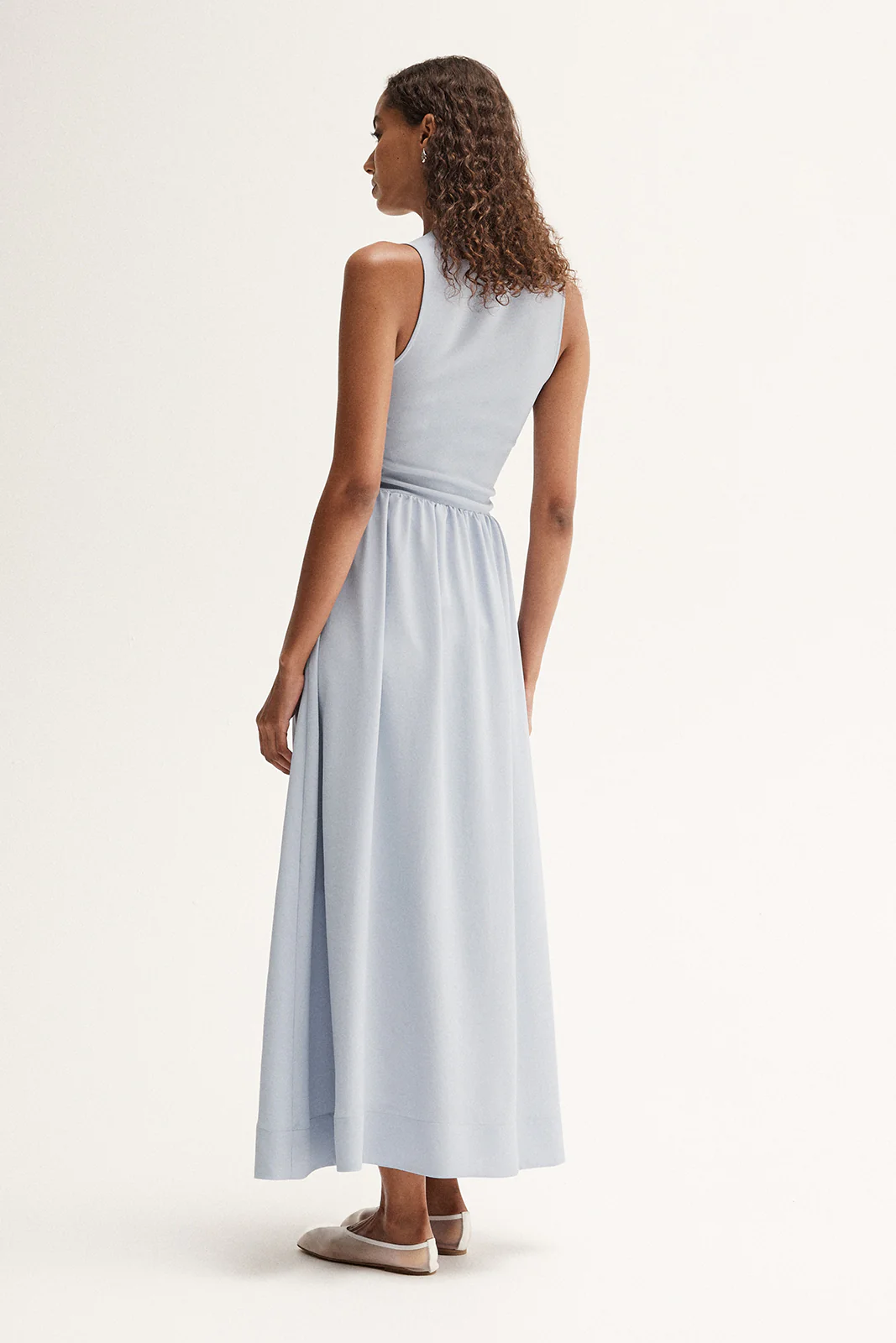 Drew Maxi Dress Soft Blue - Image 6
