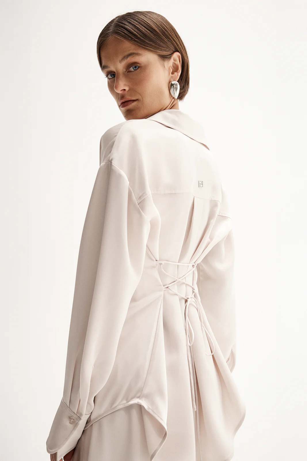 Ella Shirt Ivory - Image 3
