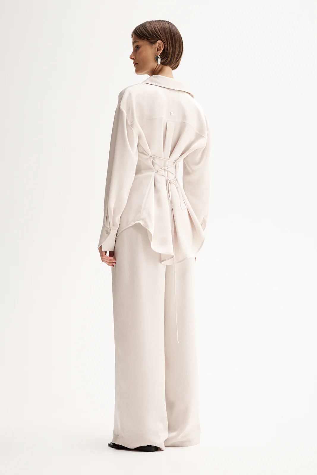Ella Shirt Ivory - Image 5