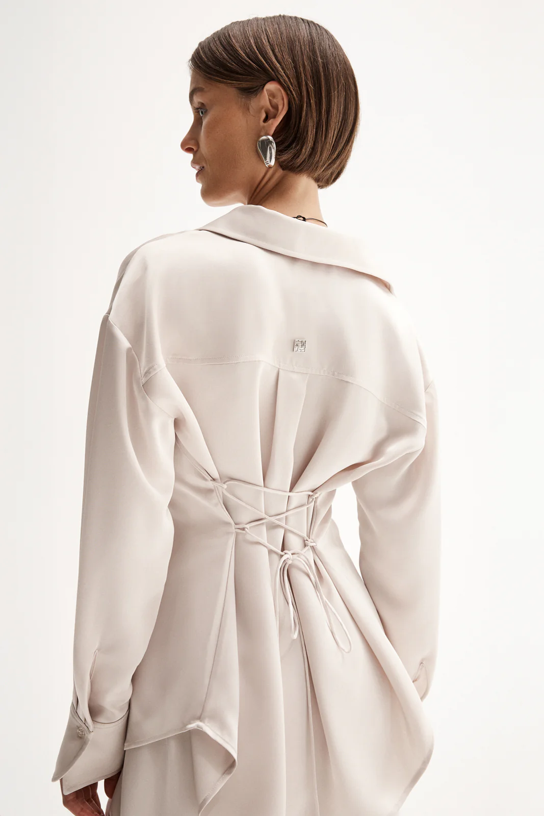 Ella Shirt Ivory - Image 6