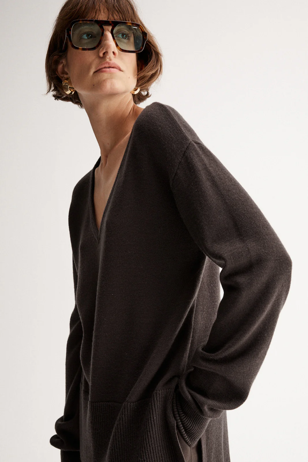 Ellis Knit  Chocolate - Image 2
