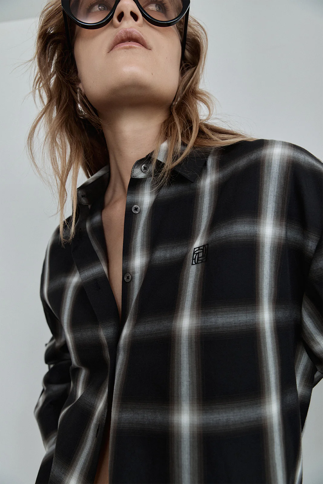 Esme Shirt Brown Check - Image 7