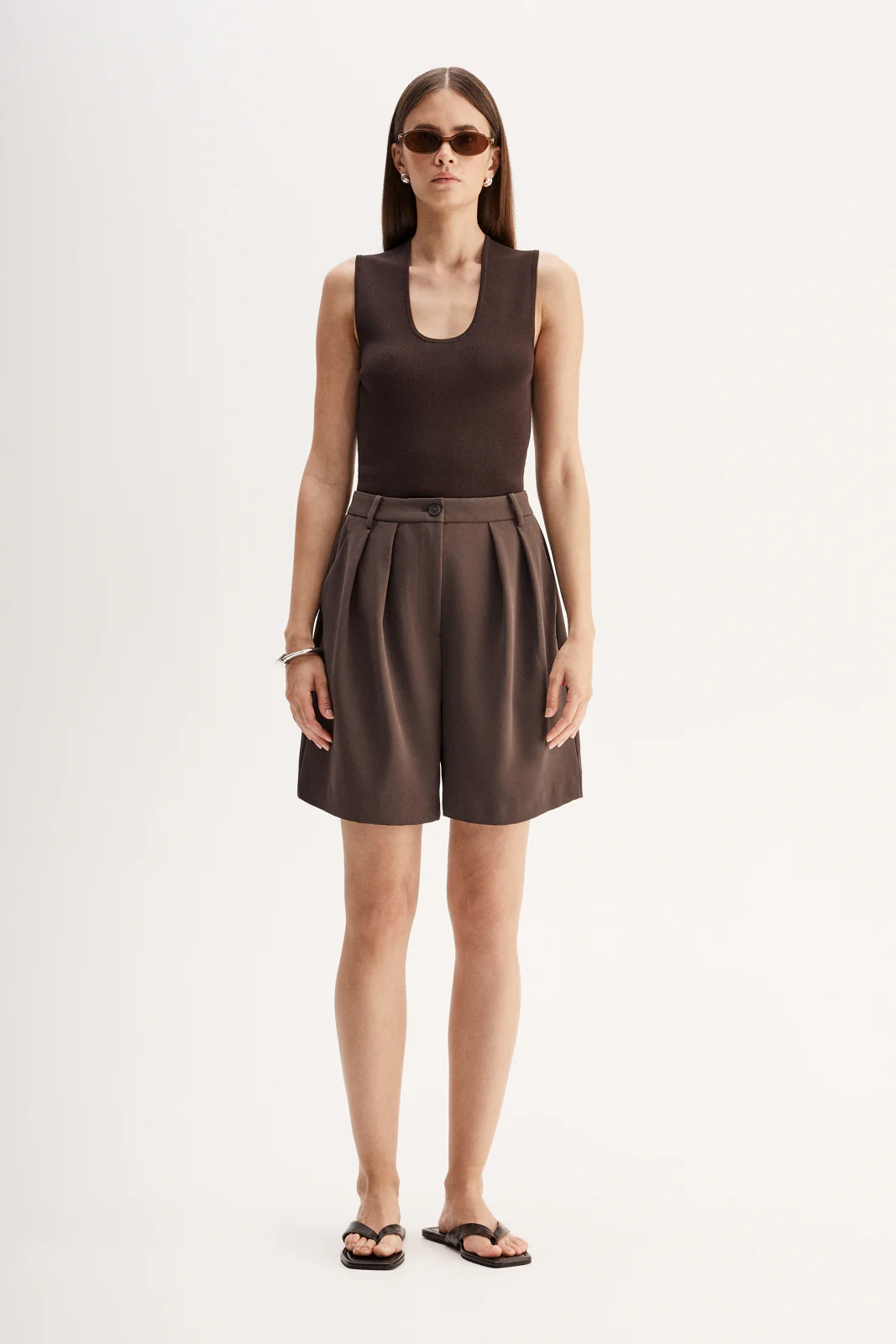 Hayes Knit Top Chocolate - Image 3
