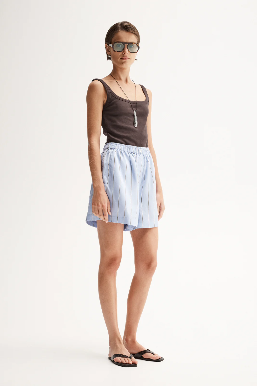 Henry Stripe Short Blue Stripe - Image 3