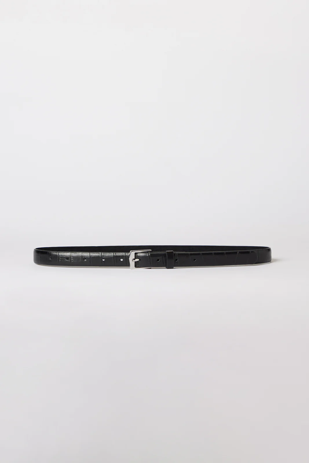 Ida Belt 2.0Cm Black Croc - Image 3