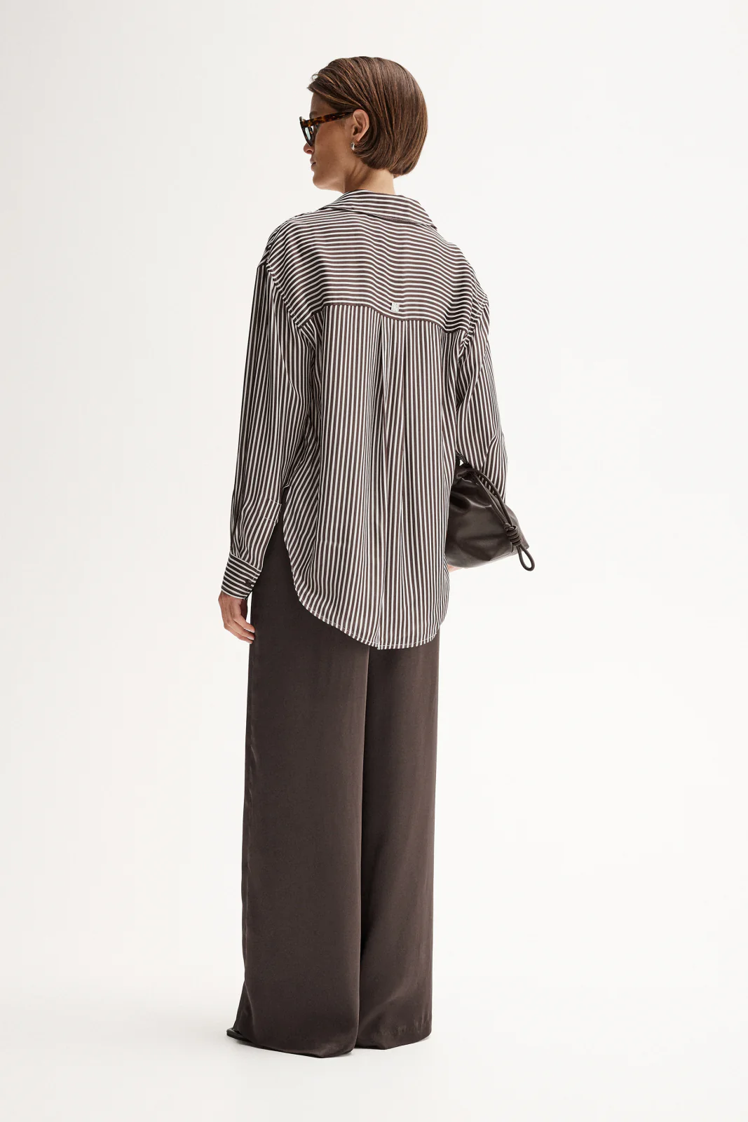 Jamie Stripe Shirt Brown Stripe - Image 5