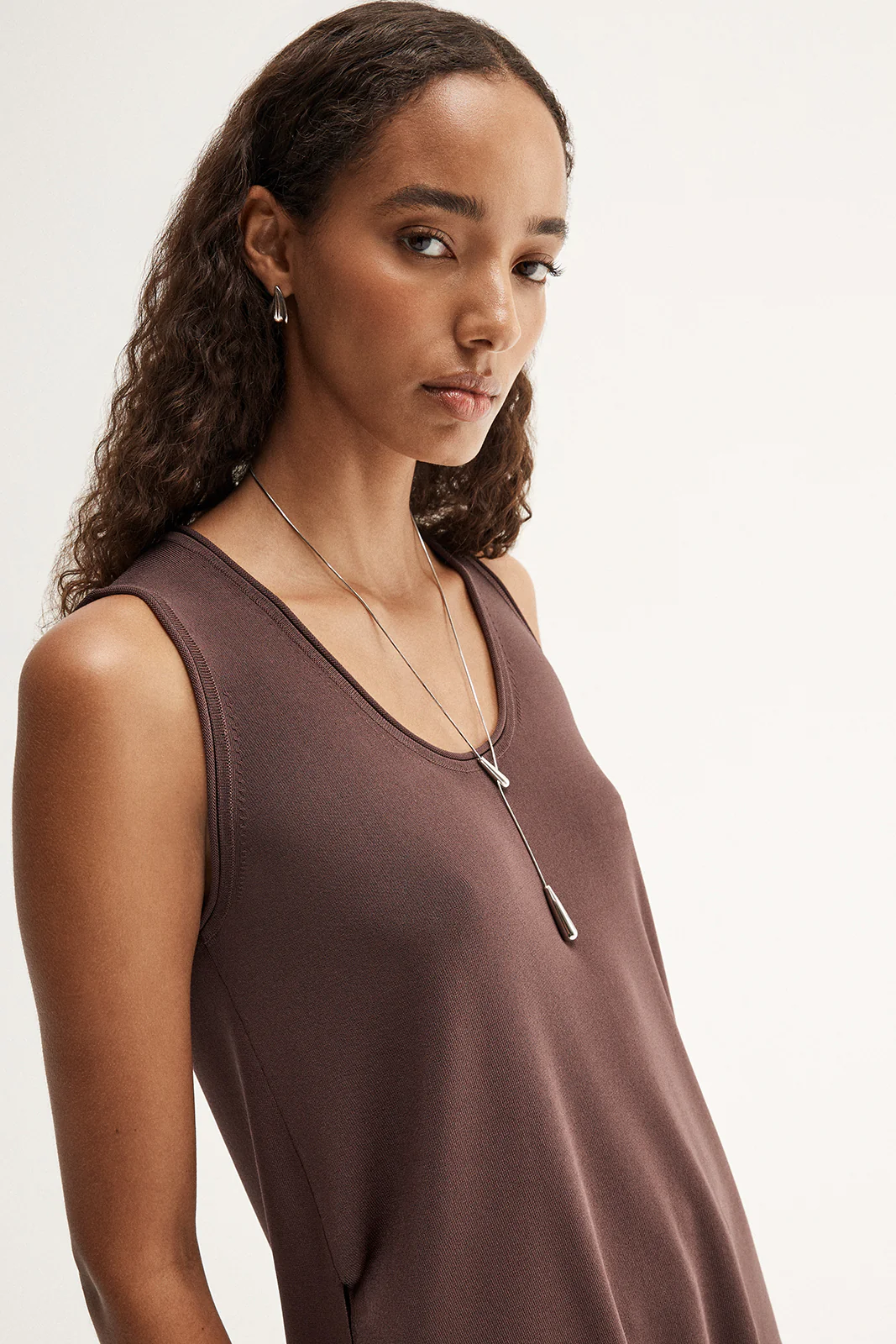 Jovie Knit Top Mocha - Image 2
