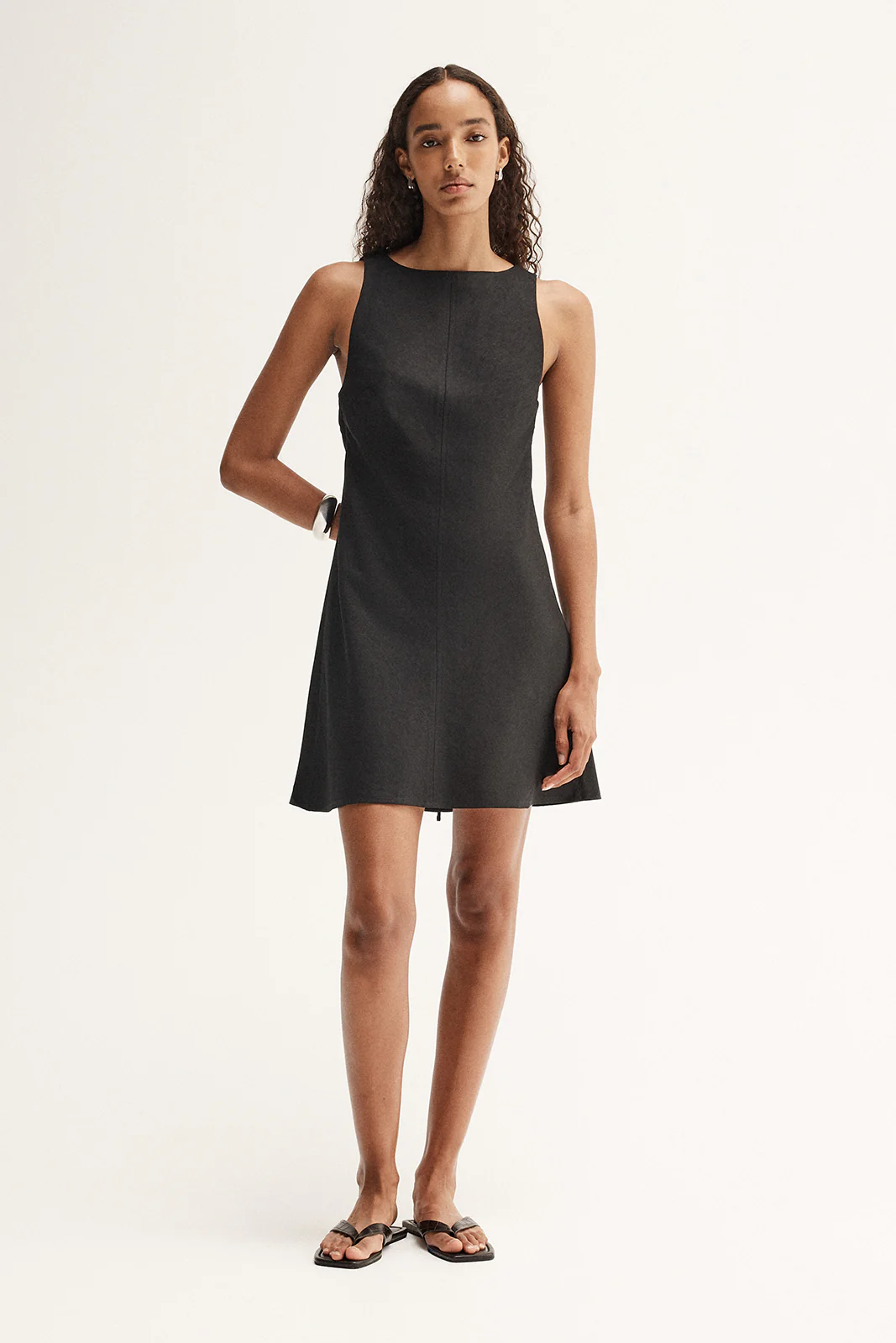 Juna Mini Dress Black - Image 4