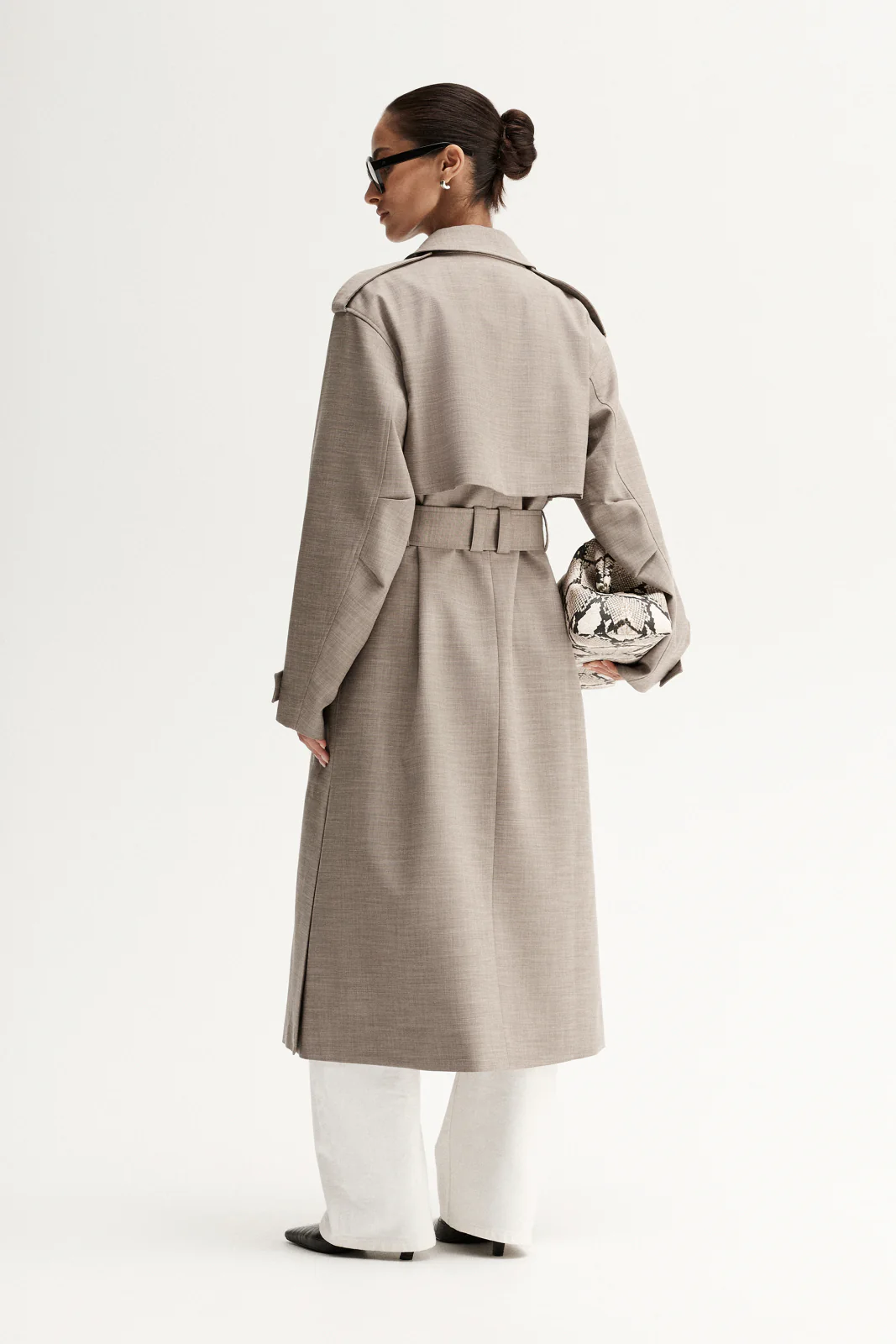 Kaia Trench Coat Sand - Image 5