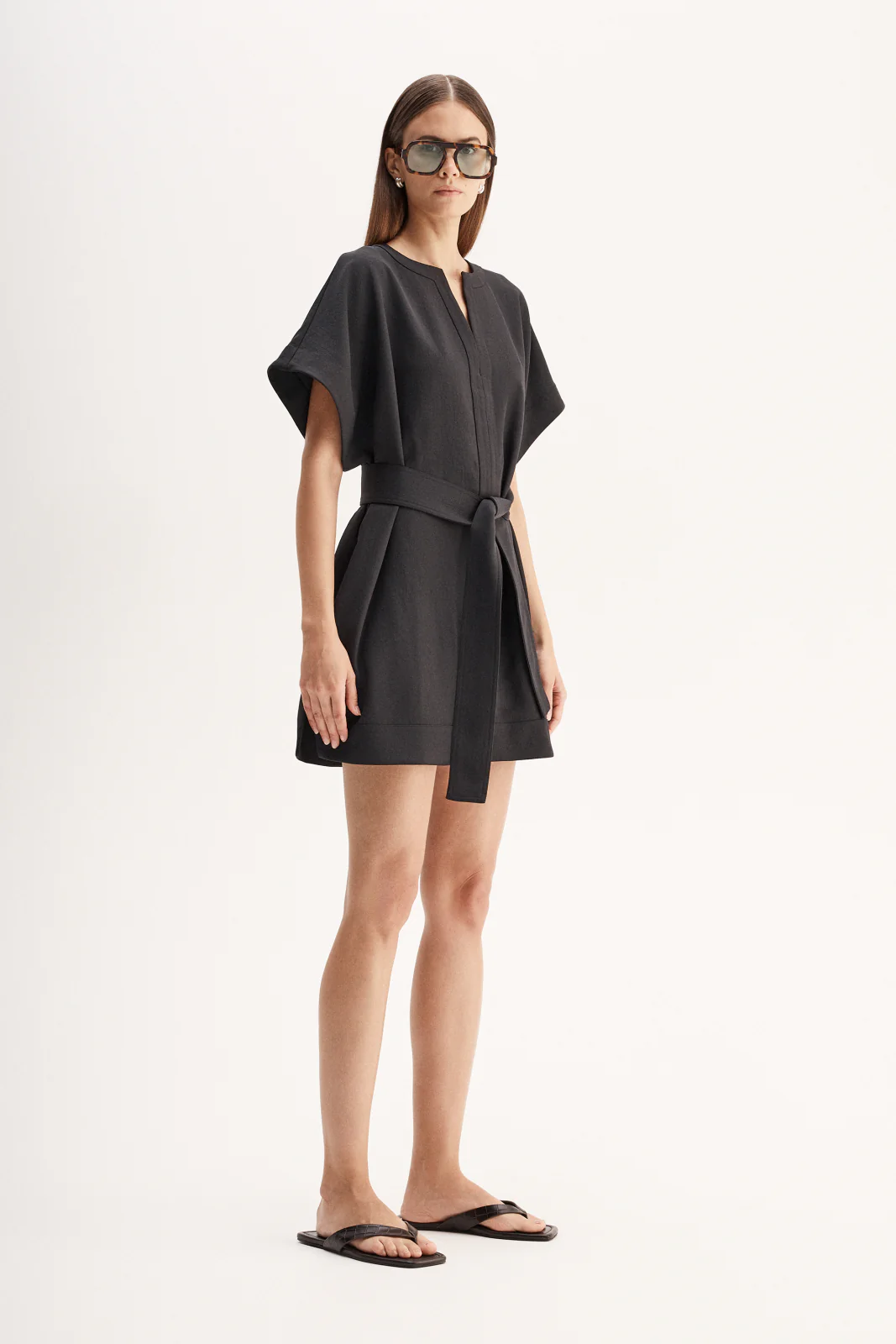 Kenji Mini Dress Ink - Image 5