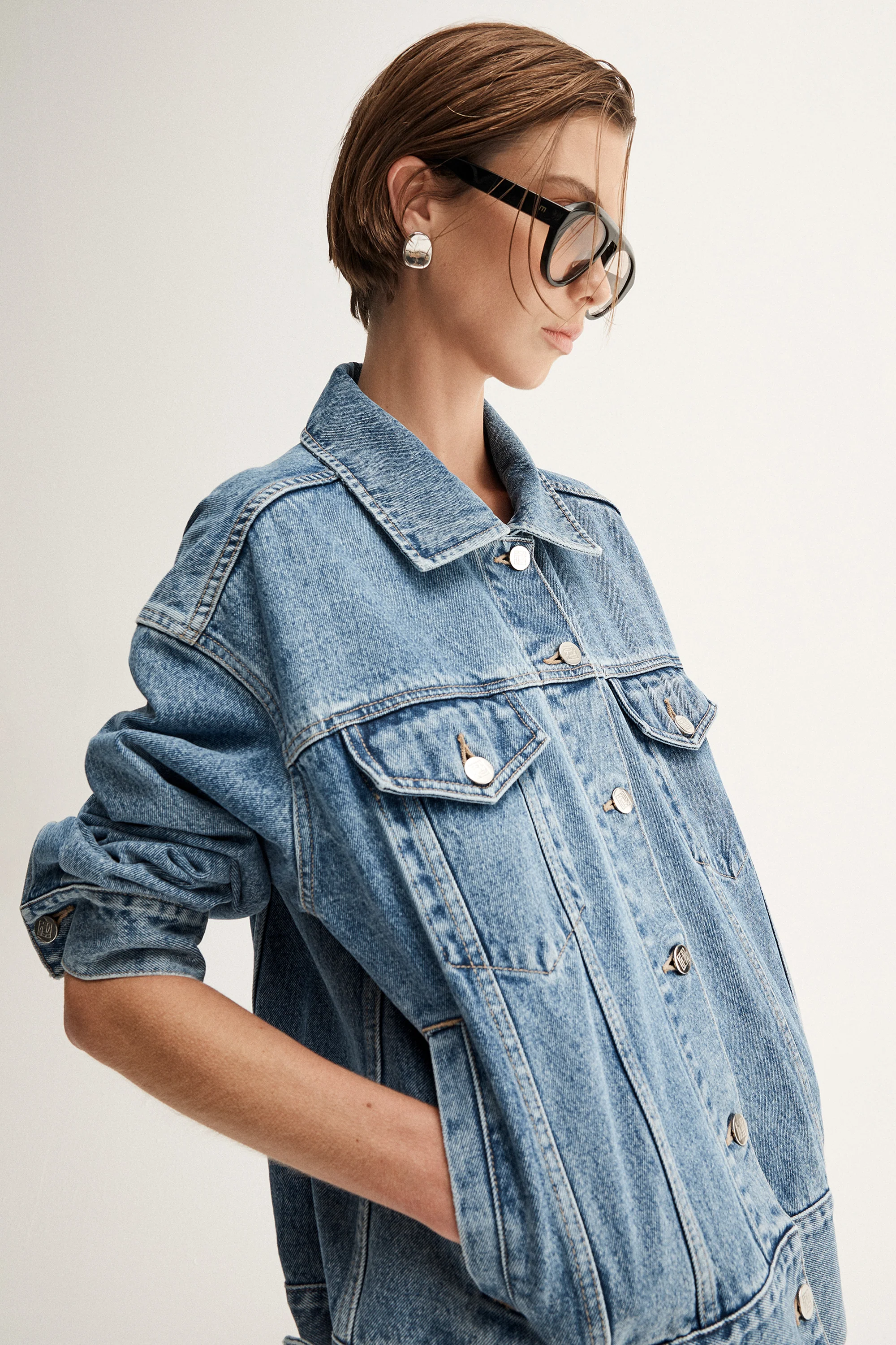 Kennedy Denim Jacket Trinity Blue - Image 3
