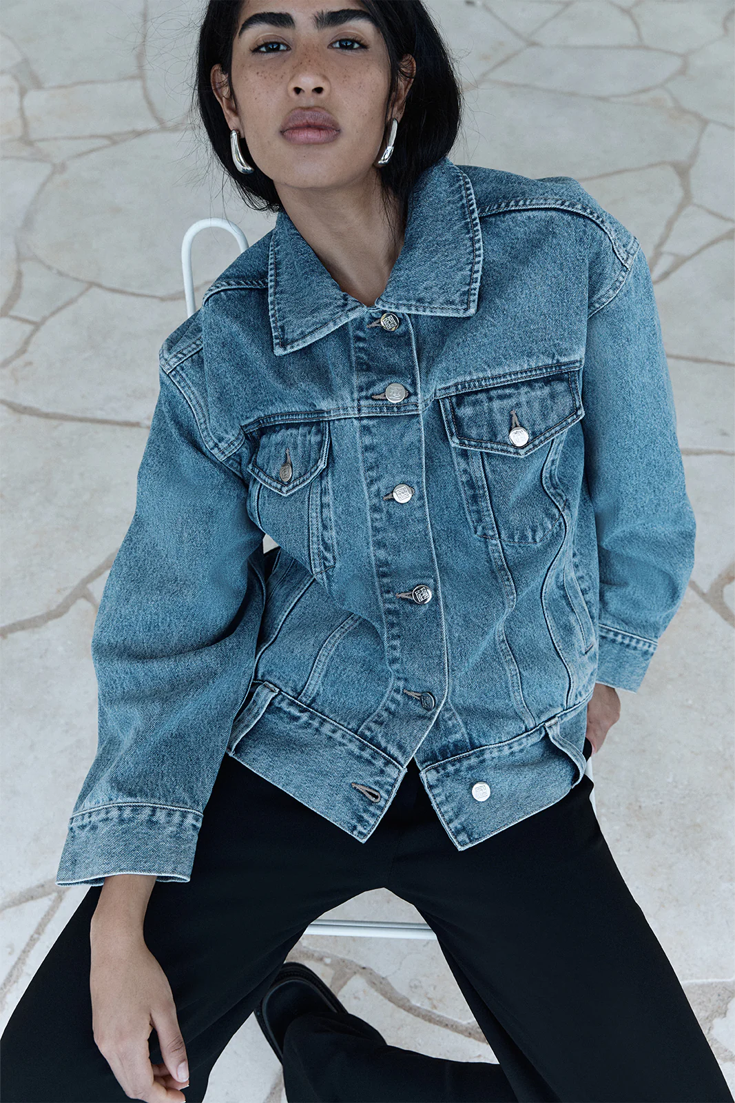 Kennedy Denim Jacket Trinity Blue - Image 7