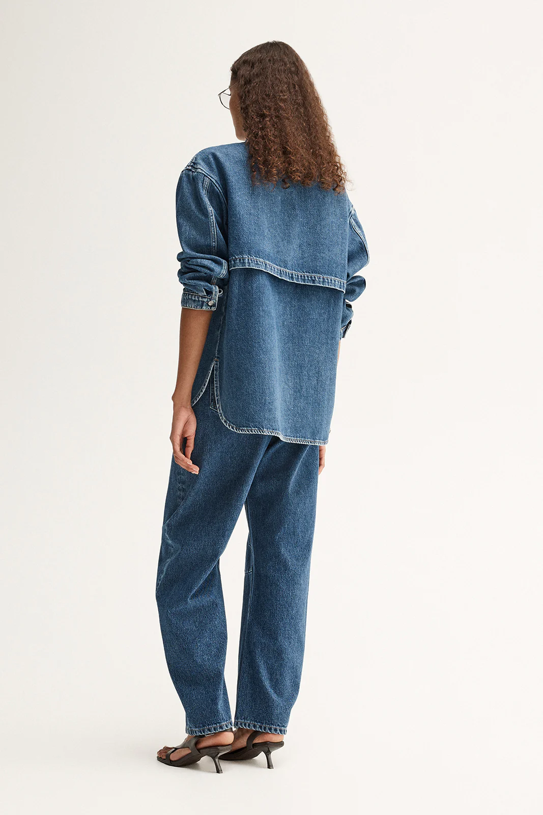 Kennedy Denim Shirt Dark Indigo - Image 5