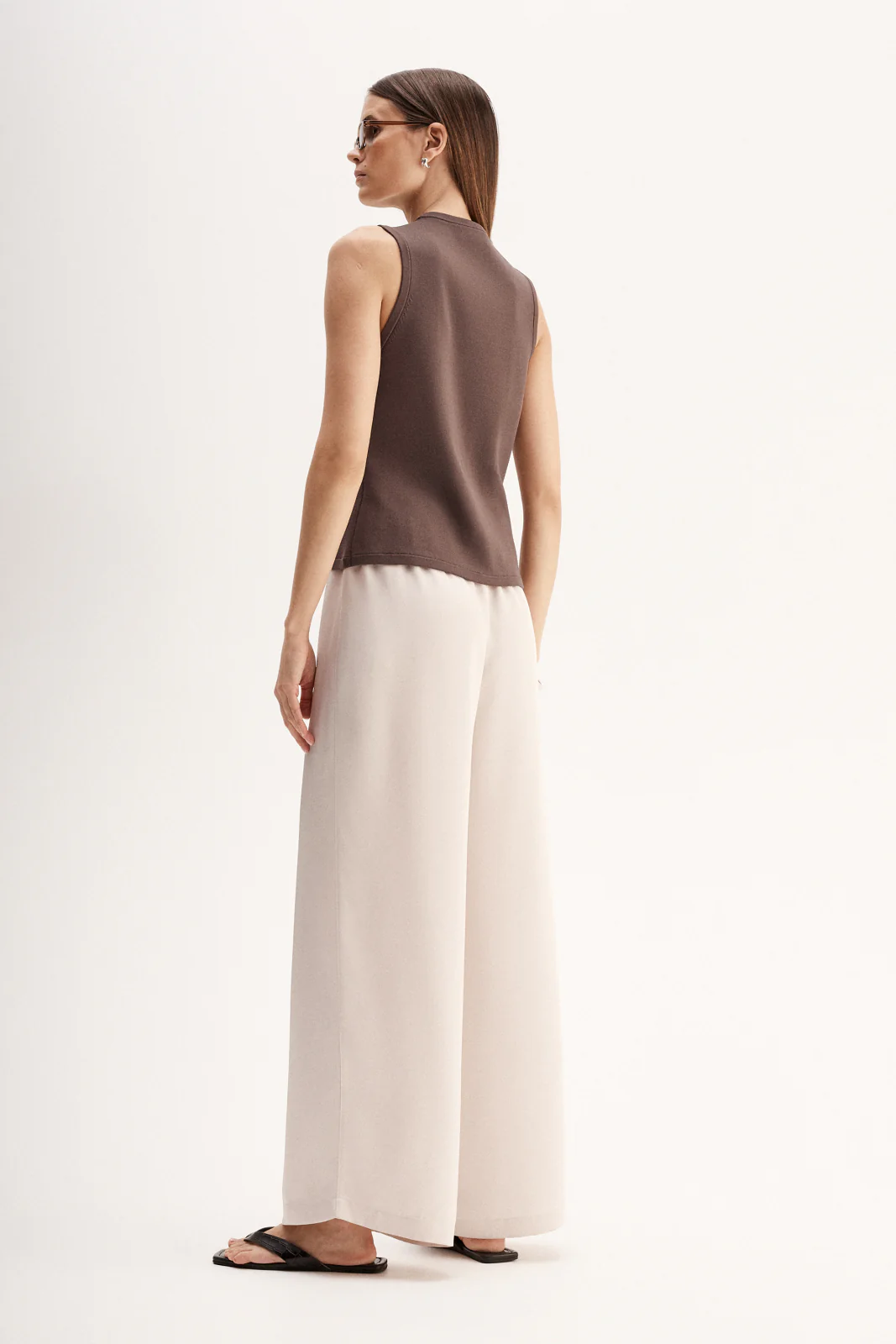 Lana Knit Vest Chocolate - Image 5
