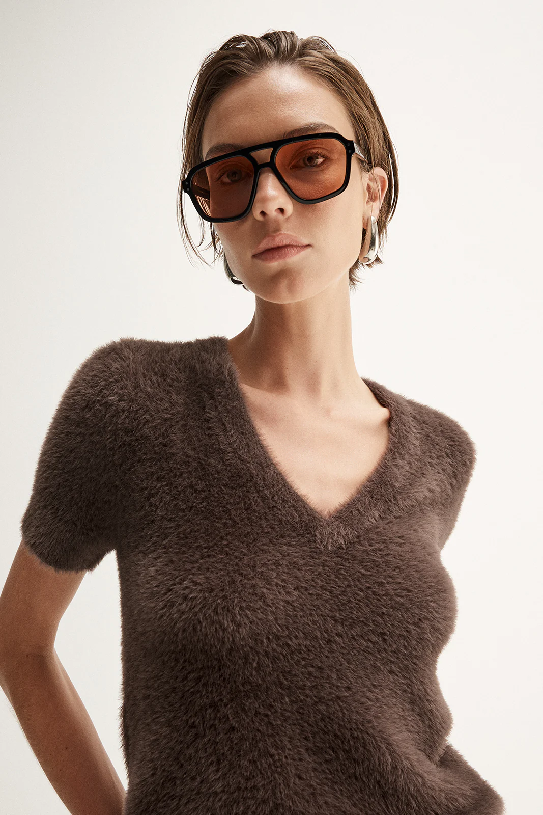 Landon Knit Top Chocolate - Image 2