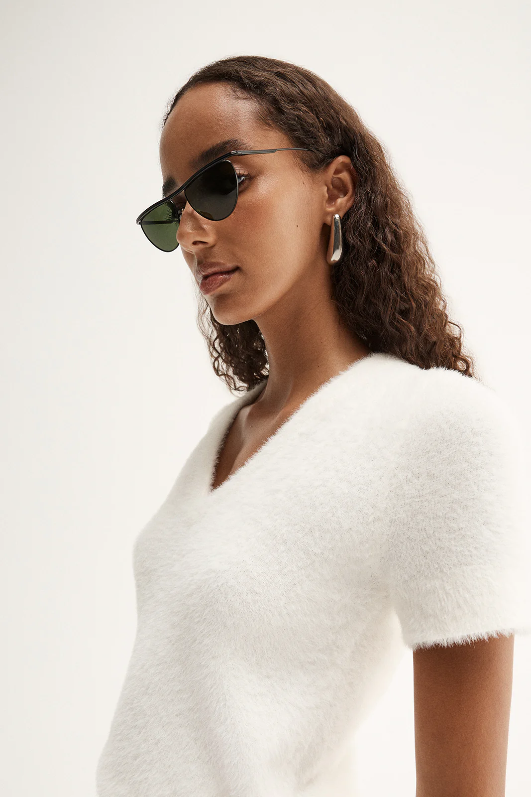 Landon Knit Top White - Image 3