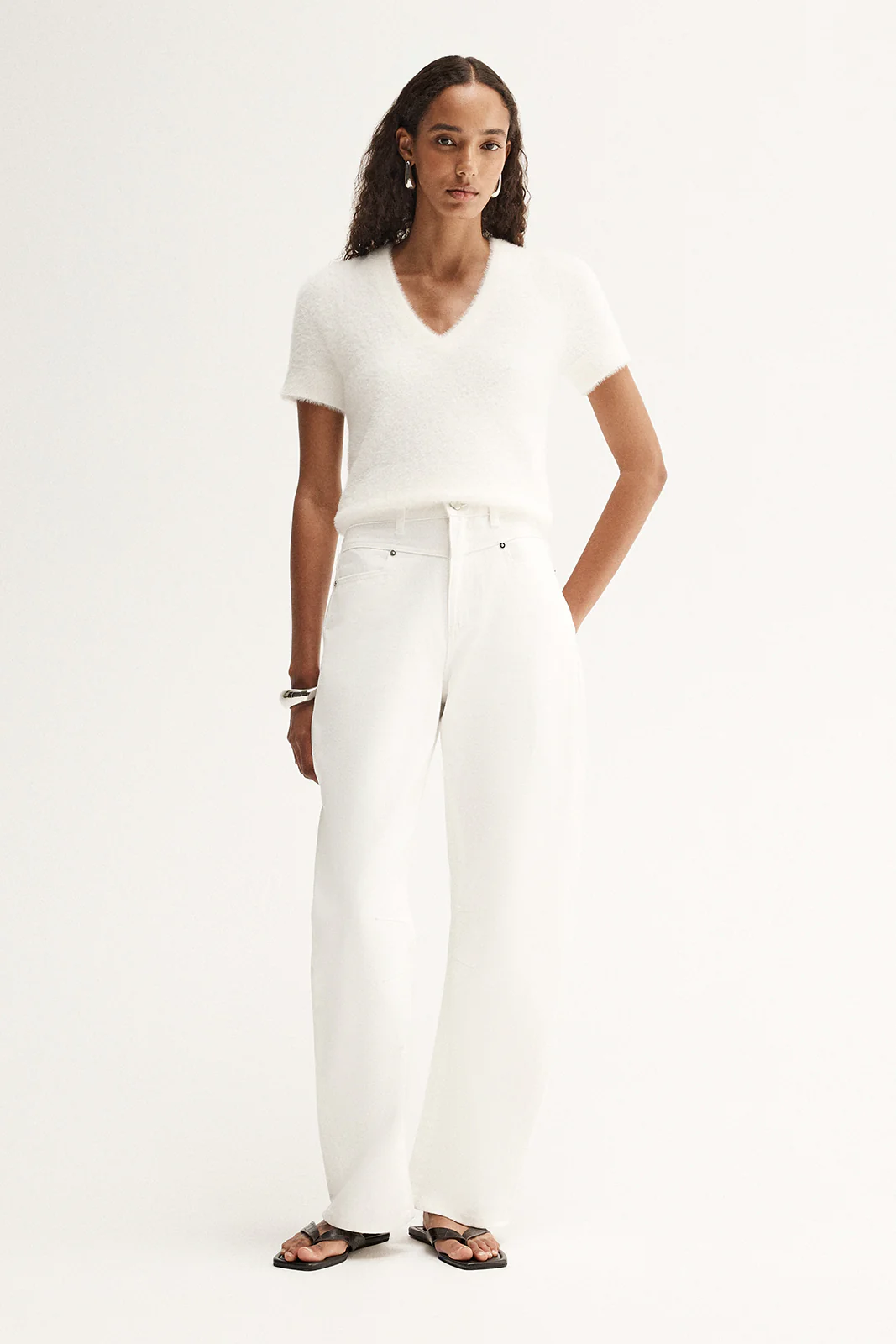Landon Knit Top White - Image 5
