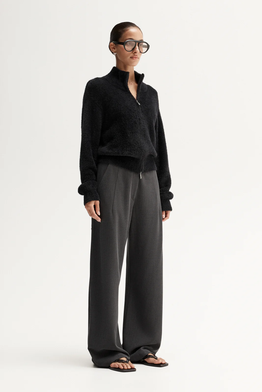 Leon Knit Cardigan Black - Image 4