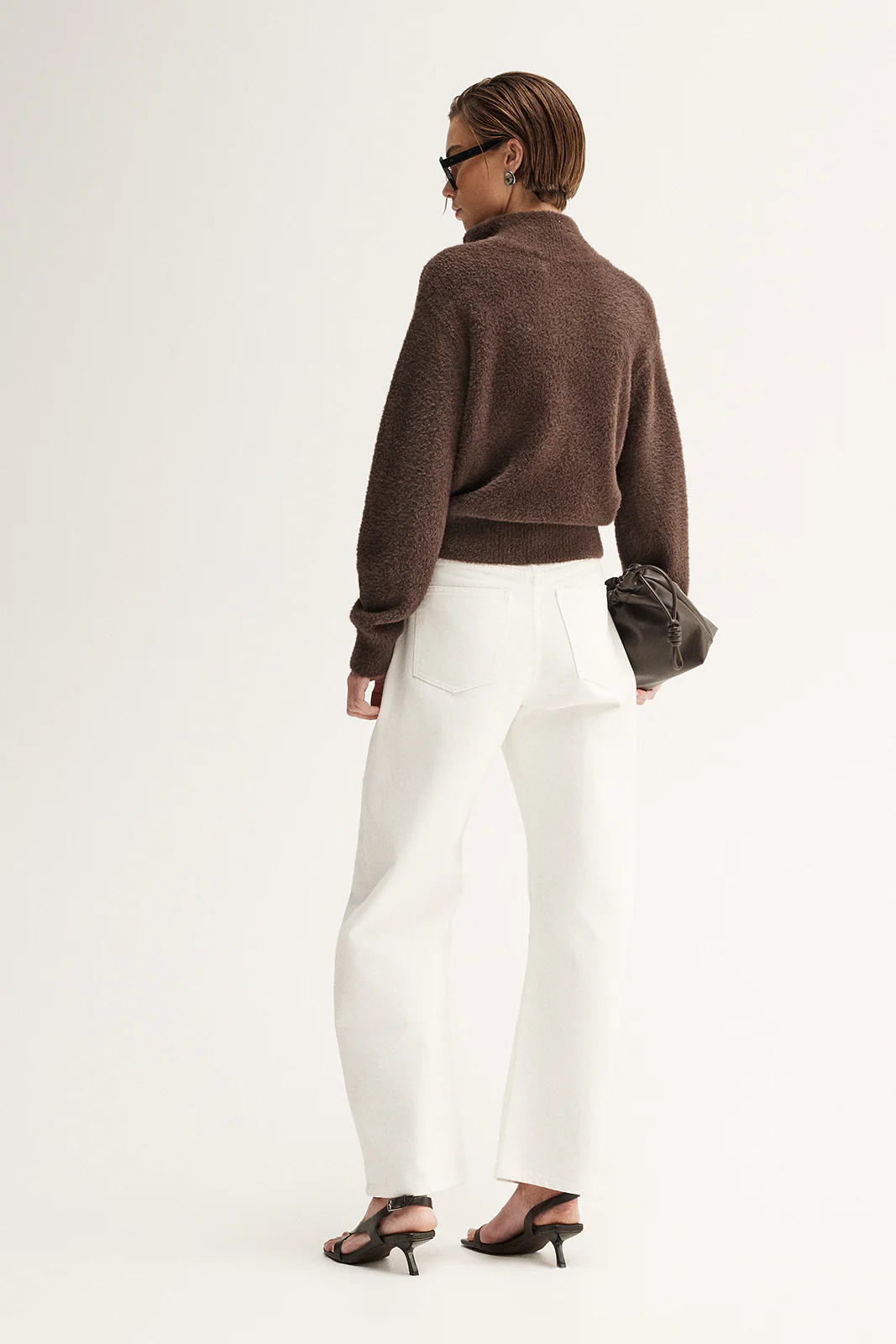 Leon Knit Cardigan Chocolate - Image 6