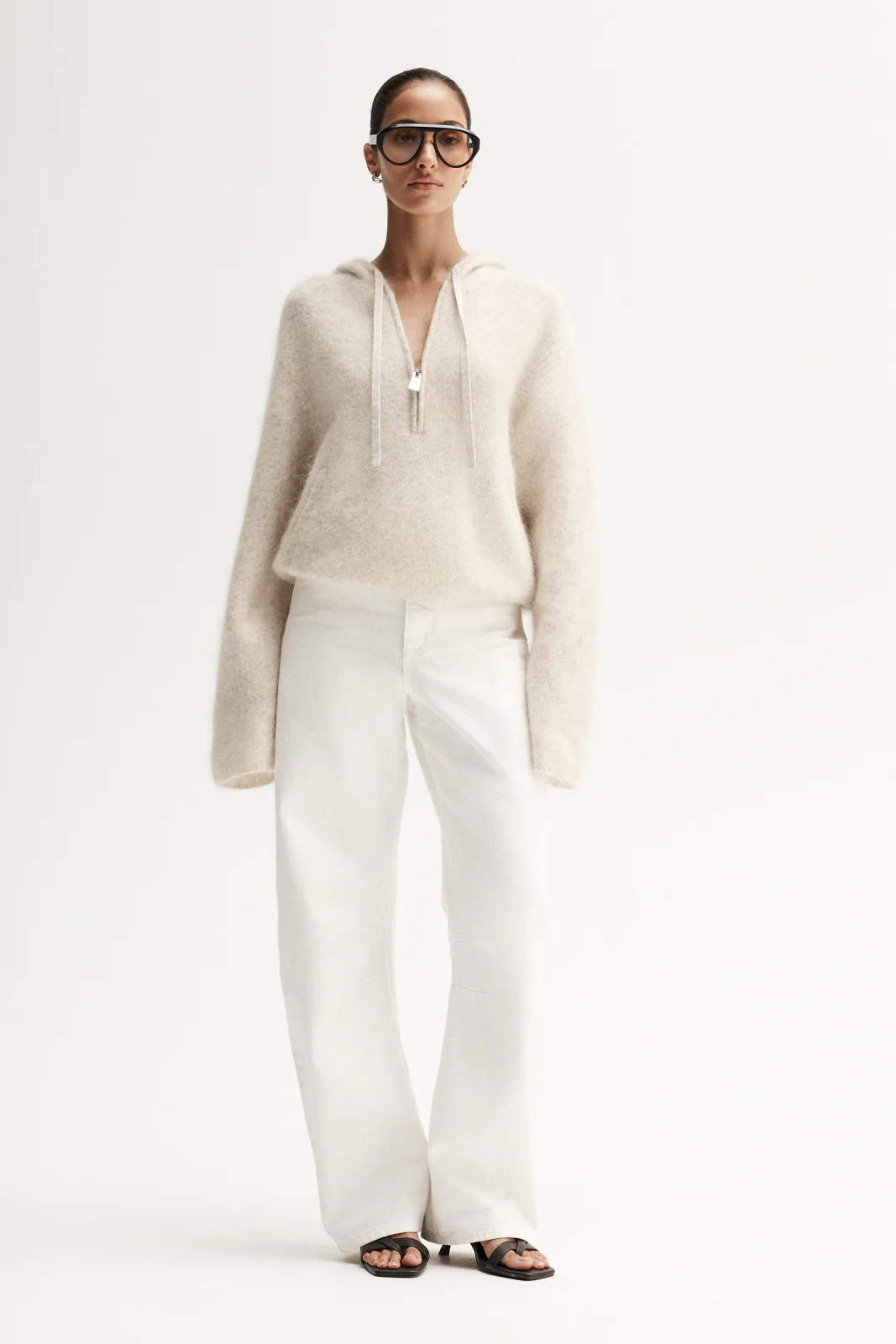Madden Knit Jumper Oatmarle - Image 3