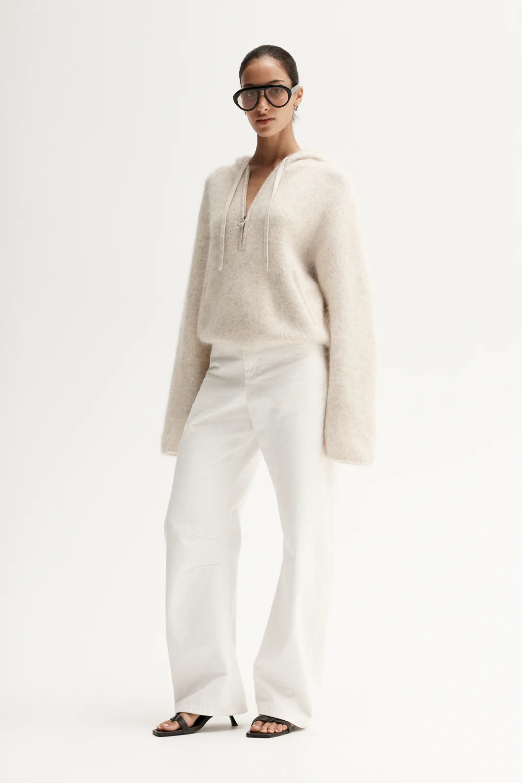 Madden Knit Jumper Oatmarle - Image 4