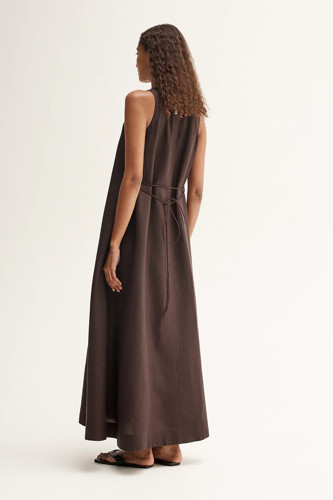 Mallory Maxi Dress Chocolate - Image 6
