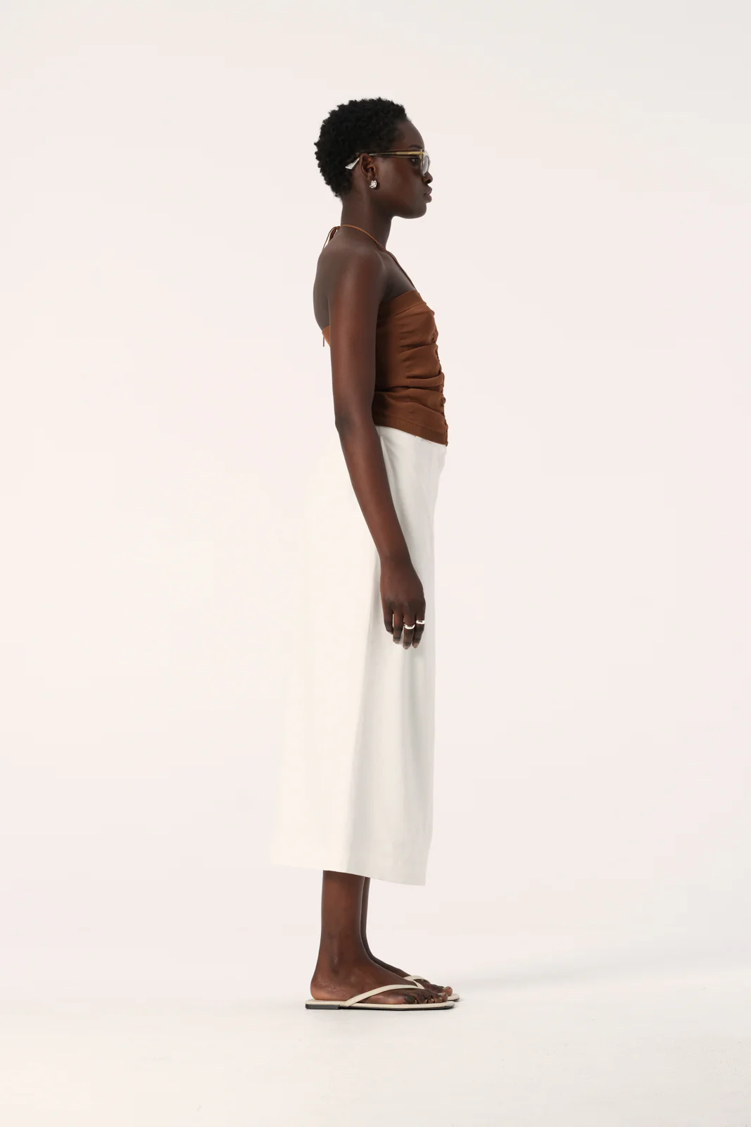 Mariolu Knit Top Camel - Image 6