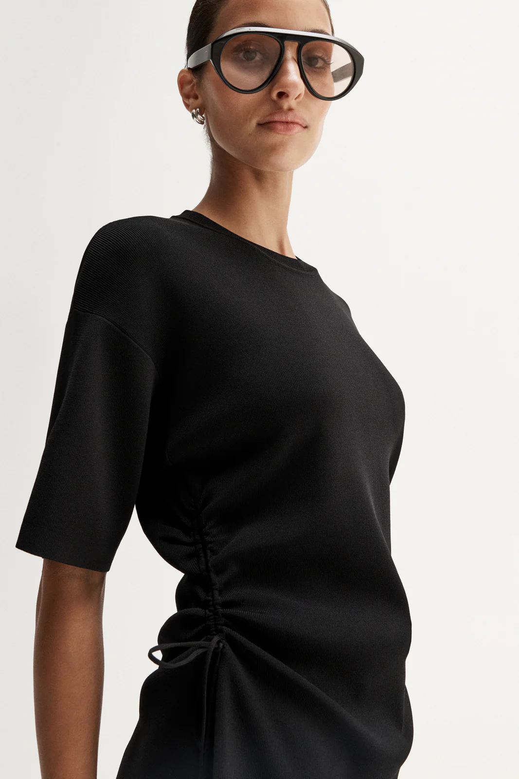 Marley Knit Top Black - Image 2
