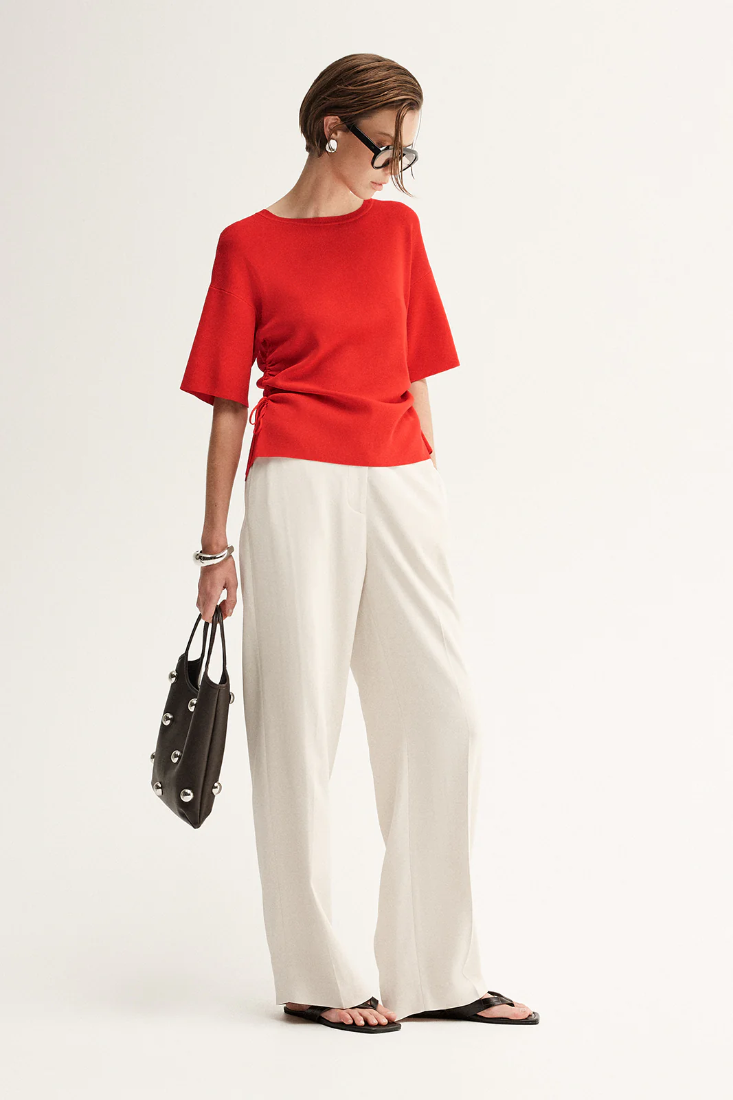 Marley Knit Top Crimson - Image 3