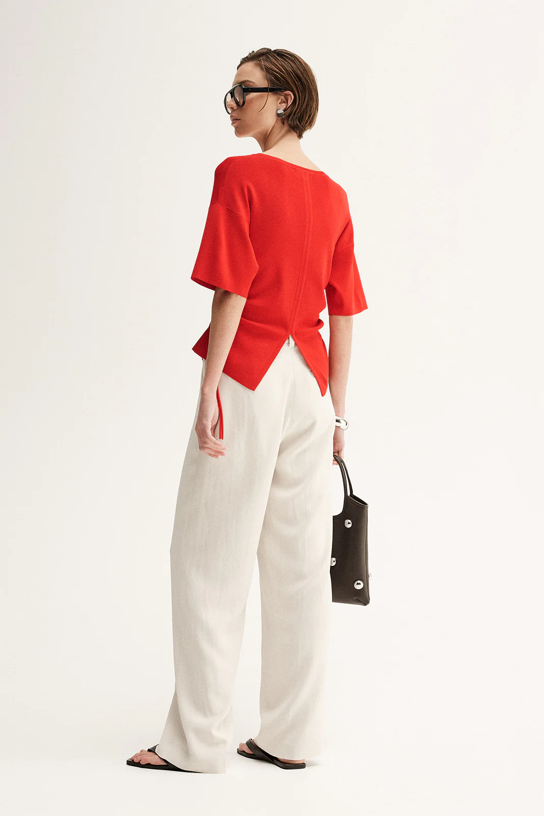 Marley Knit Top Crimson - Image 4