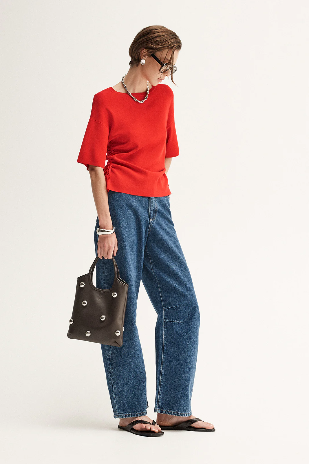 Marley Knit Top Crimson - Image 6